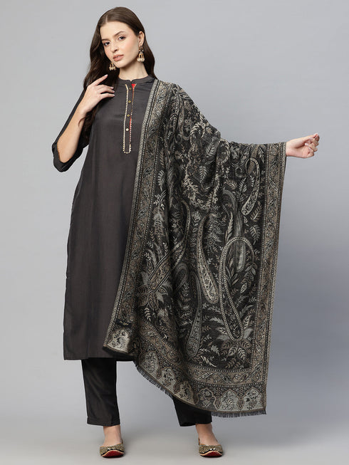 Women's Modal Jamawar Wool Stole